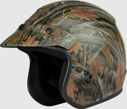 Miniatura 7 de GMAX OF-2 DOT - Casco abierto aprobado por DOT, tamaños para adultos y jóvenes, motocicleta, ATV, UTV Azul