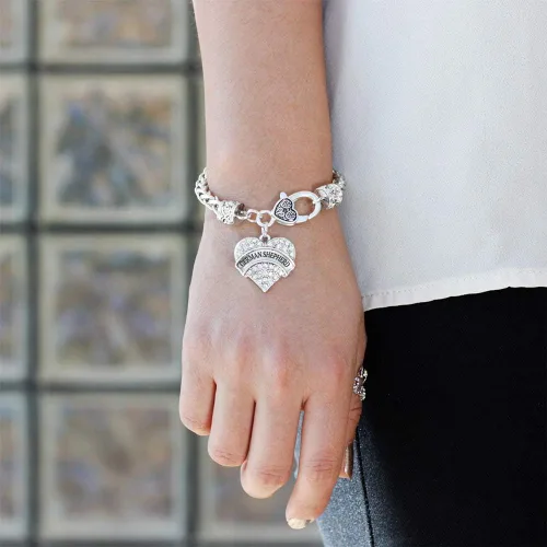 Miniatura 2 de Inspired Silver - Pulsera de plata con colgante de corazón con circonita cúbica