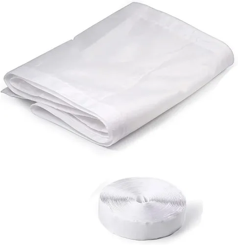 Kit de ventilación de puerta corredera de CA portátil, kit de sellado de puerta 100% para aire acondicionado portátil y secadora A