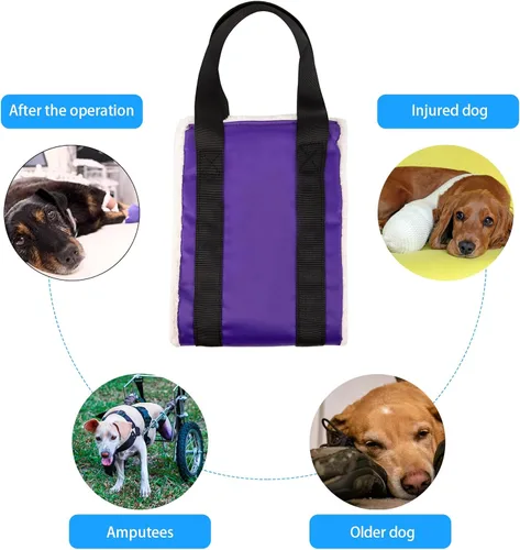 Miniatura 4 de Arnés de elevación para perros grandes, de 30 a 120 libras, arnés de elevación para patas traseras, ayuda a mascotas mayores con movilidad reducida