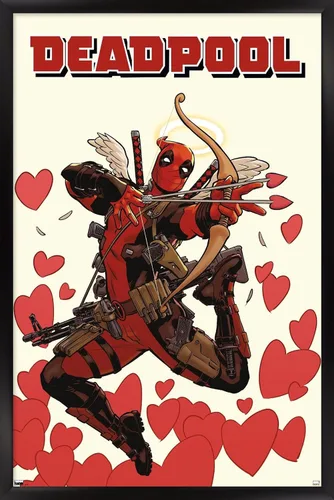 Miniatura 13 de Marvel Comics Deadpool - Póster de pared de Cupido, 22.4 pulgadas de largo x 14.7 pulgadas de ancho, versión premium sin marco