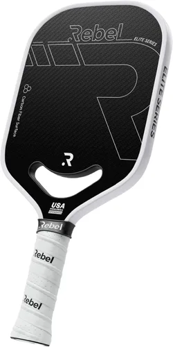 Pala de pickleball de fibra de carbono | Pala de pickleball profesional de fibra de carbono | Núcleo de polímero de 16mm | Diseñada para máximo