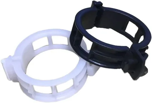 Miniatura 3 de 100 clips de soporte para plantas de jardín, clips de tomate, lazos para plantas, clips de enrejado, clips de enrejado para plantas de vid de Negro