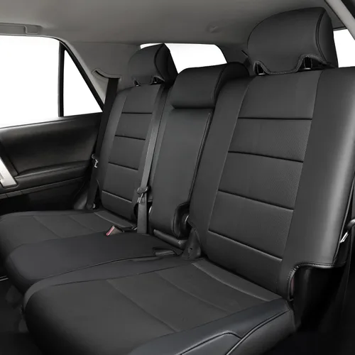 Miniatura 5 de coverdream Fundas de asiento de cuero impermeables 4Runner de ajuste personalizado para Toyota 4Runner 2010-2024 (5 plazas), cobertura completa