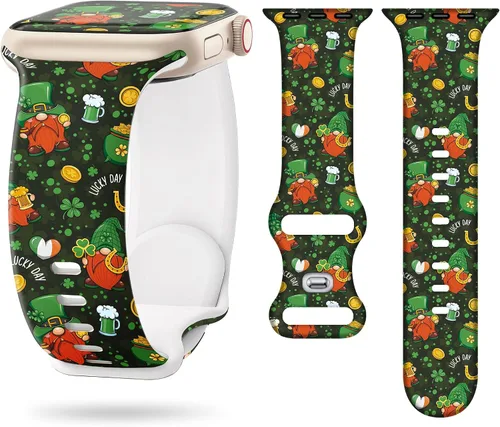 Miniatura 34 de Dressy Designer - Correa de silicona para orgullo compatible con Apple Watch para mujeres y hombres de 38/40/41/42/44/45/46/1.929 in, correas
