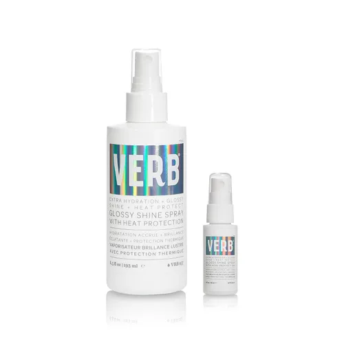 Miniatura 13 de VERB Glossy Shine Spray - Moisturizing Heat Protection Hair Spray - Adds High Shine and Primes for Styling - Vegan, No Parabens or Harmful Sulfates
