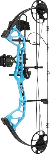 Miniatura 11 de Bear Archery Royale Ready to Hunt Paquete de Arco Compuesto para Adultos y Jóvenes, Longitud de Apertura de 12”- 27”, Potencia de Apertura de 5-50