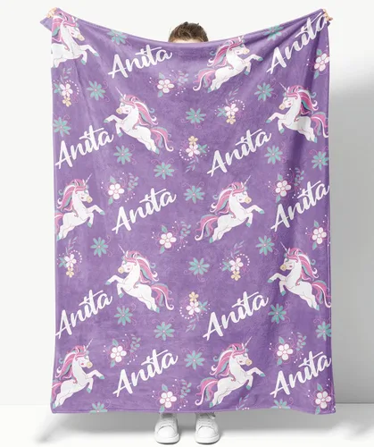 Miniatura 30 de OLIVE OLIVIA Mantas personalizadas para niños con nombres, mantas personalizadas con nombre para adultos, manta personalizada, regalo