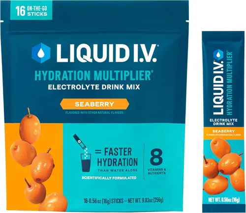 Miniatura 18 de Liquid I.V.® Hydration Multiplier - Popsicle Firecracker Mezcla en polvo de electrolitos para bebida 1 paquete (16 porciones)