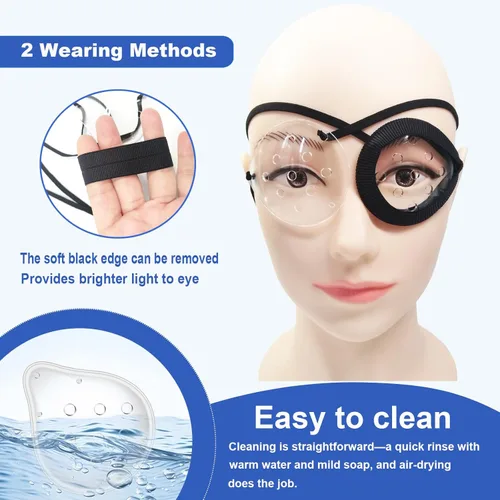 Miniatura 3 de AMZVIO 2 protectores oculares para después de la cirugía de cataratas, parches médicos protectores para los ojos para dormir por adelantado