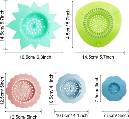 Miniatura 2 de Kit de 37 piezas de suministros de arte acrílico para verter coladores, 7 coladores de pintura de silicona de plástico, kits de herramientas