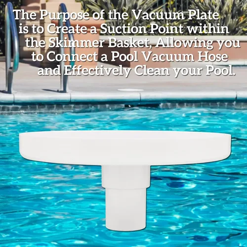Miniatura 3 de Cubierta de placa de vacío para piscina Skimmer por encima del suelo Reemplazo para Pen-tair HydroSkim 513330,Hayward SP1091WM Piezas de manguera