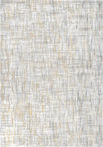 Miniatura 3 de nuLOOM Emersyn - Alfombra abstracta con textura contemporánea, 5 x 8, color dorado