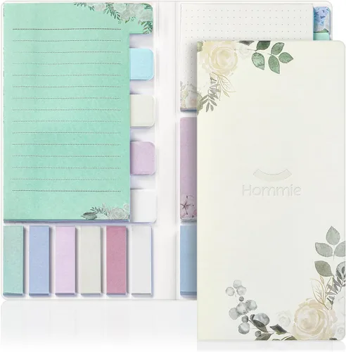 Miniatura 13 de Hommie Set de notas adhesivas de perro, pestañas divisoras de notas adhesivas para planificador, 300 hojas, marcadores de animales bonitos