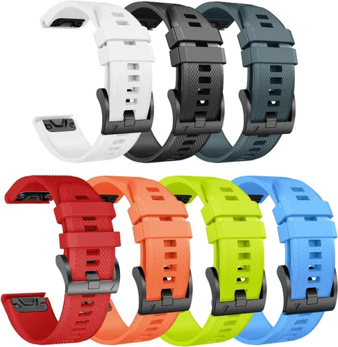 ANCOOL Correa de reloj para Fenix 7X/Fenix 6X/Fenix 5X/Fenix 8 de 2.008 in, bandas de ajuste rápido de 1.024 in compatibles con Fenix 6X Pro/7X