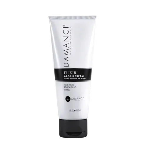 DAMANCI Crema de argán, crema para peinar el cabello y acondicionador sin enjuague, suaviza el cabello y antiencrespamiento, con aceite de argán,