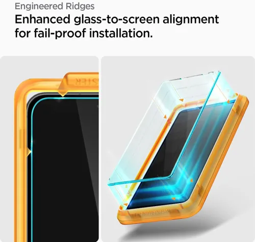 Miniatura 6 de Spigen Protector de pantalla de vidrio templado [GlasTR AlignMaster] diseñado para Galaxy S23 FE - Paquete de 2