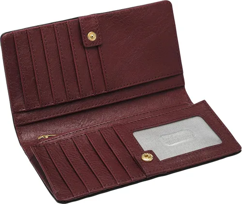 Miniatura 2 de Fossil Cartera delgada de cuero Liza para mujer