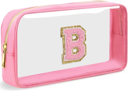 Miniatura 100 de Bolsa de Maquillaje Transparente Pequeña Bolsa de Cosméticos Bolsa de Viaje de Artículos de Aseo Bolsa Transparente con Cremallera Bolso Organizador