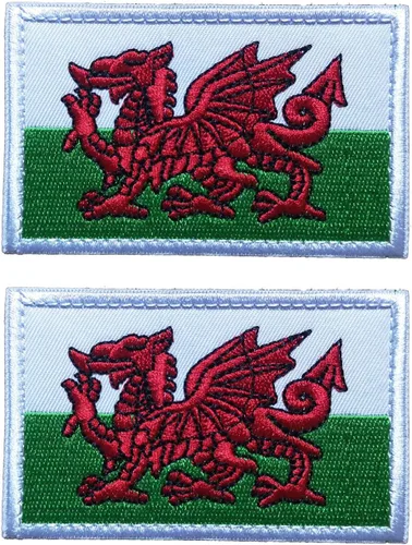 Miniatura 152 de 2 parches de bandera de Japón de AliPlus bordados tácticos militares moral parche apliques gancho y bucle