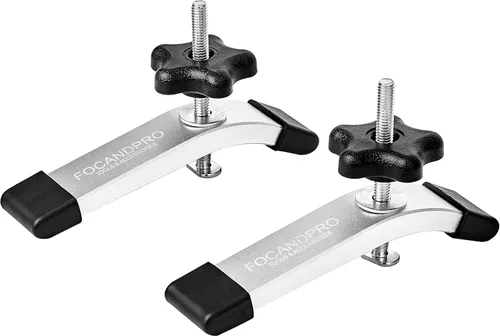 T-Track Abrazaderas de sujeción, 6-3/8 pulgadas de largo x 1-1/4 pulgadas de ancho - carpintería y abrazaderas - anodizado con chorro de arena fina