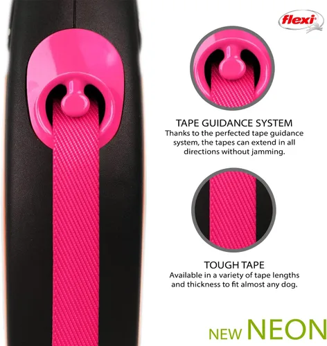 Miniatura 5 de Flexi Cinta Neón Rosa Pequeña 16.4 ft