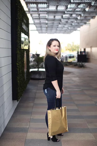 Miniatura 4 de Funiverse Paquete de 24 bolsas de compras grandes de oro metálico o bolsas de regalo