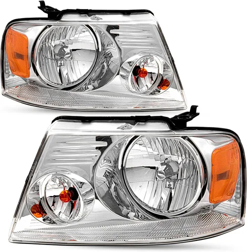 Miniatura 12 de SOCKIR Conjunto de faros delanteros con bombillas compatibles con Ford F150 Pickup 2004-2008/Lincoln Mark LT 2006-2008 para el lado del pasajero