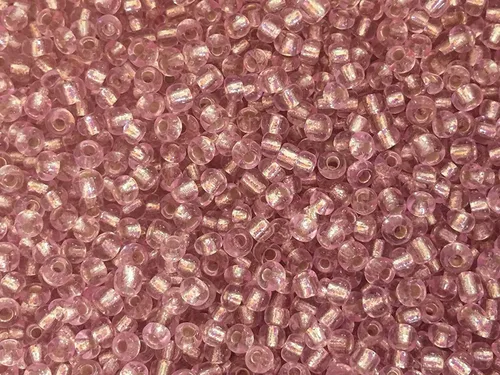 Miniatura 23 de Granos de semillas de vidrio checo grandes: 6/0 1.41 oz / 1.4 oz (morado claro opaco)
