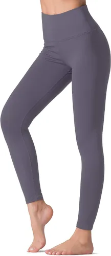 Miniatura 15 de Dragon Fit - Pantalones de compresión para yoga con bolsillos interiores, cintura alta, pantalones atléticos para control de abdomen, calzas