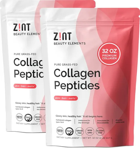 Miniatura 8 de Proteína de colágeno hidrolizada, 32 onza, 1