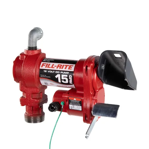 Miniatura 2 de Fill-Rite FR1204H - Bomba de transferencia de combustible de 12 V, 15 GPM (modelo sólo bomba) Gasolina, diésel, queroseno, mezclas de etanol