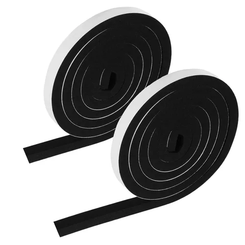 Miniatura 40 de Cinta de espuma de alta densidad, tira de sellado impermeable, tiras CR de neopreno, adhesivo de una sola cara, sello de EVA 1 pulgada de ancho x