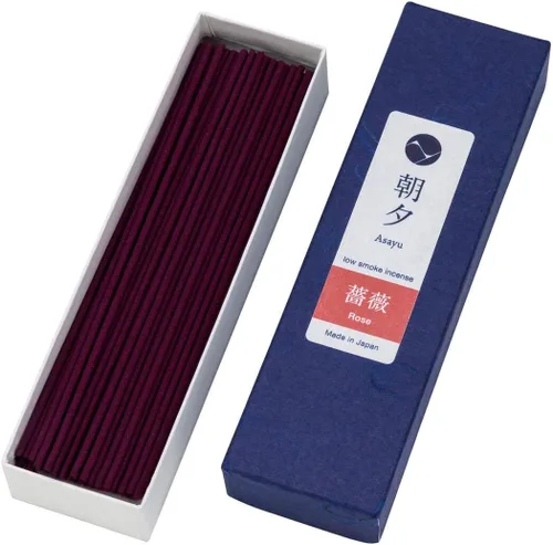 Miniatura 10 de Asayu Japan Varillas de incienso natural de madera de agar, tamaño de muestra de incienso japonés para relajación nocturna, yoga, meditación.