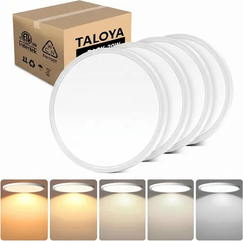 Miniatura 9 de TALOYA Lámpara de techo de montaje empotrado, paquete de 6