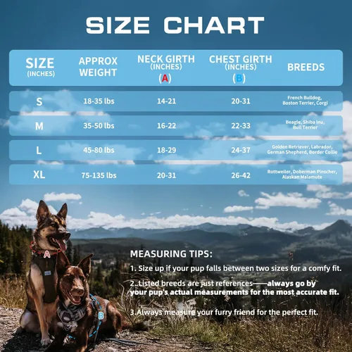Miniatura 7 de AUROTH Arnés Táctico para Perros Grandes Sin Tirones Arnés para Mascotas Ajustable Reflectante K15 Trabajo Entrenamiento Control Fácil Chaleco