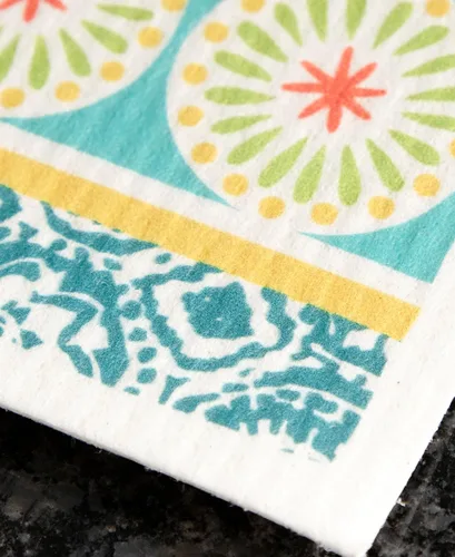 Miniatura 2 de RITZ Paños de esponja suecos, Boho, paquete de 12