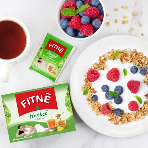 Miniatura 5 de FITNÈ Té verde a base de hierbas miel limón con infusión de Garcinia Senna suave desintoxicación limpia alto antioxidante sin calorías edulcorante