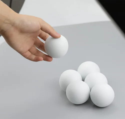 Miniatura 5 de Bolas de espuma EVA para niños graffiti, bloques de construcción, pintura creativa, 12 unidades (12 blanco)