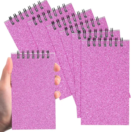 Miniatura 25 de Tenceur 100 piezas de cuadernos de bolsillo pequeños a granel, 3 x 5 pulgadas, cuadernos de notas en espiral mini con tapa superior, cuadernos