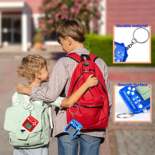 Miniatura 5 de DOEA 24 piezas de recuerdos de fiesta de videojuegos para niños, llavero de arcade, suministros de fiesta a granel para cumpleaños, bolsas