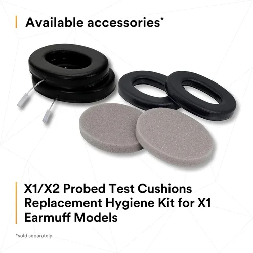 Miniatura 5 de 3M PELTOR - Orejeras protectoras auditivas, sobre la cabeza, serie X X1A, NRR 22 dB, ligero, 1 par, construcción, fabricación, mantenimiento
