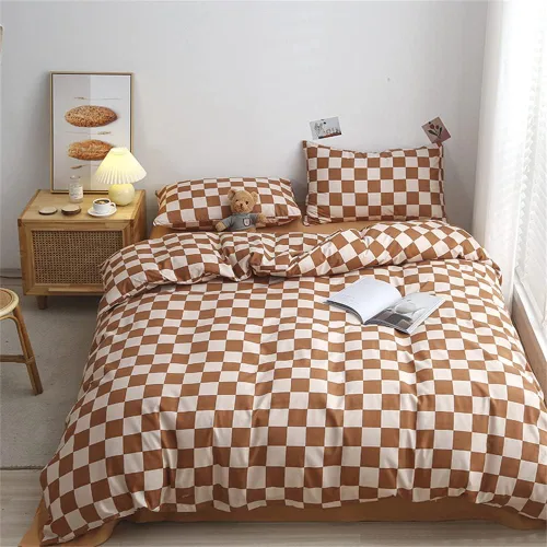 Miniatura 6 de Juego de edredón Wellboo, juego de ropa de cama Queen, color sólido, azul marino y blanco degradado, edredón de algodón, moderno, liso, suave