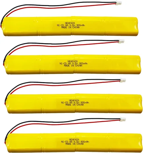 Miniatura 7 de BBAT0043A Ni-Cd 9.6V 900mAh Luz de emergencia Batería compatible con ELBB003 ELB-B003 ELB-B004 ELBB004 OSI OSA228 DANTONA CUSTOM-306-U BBAT0044A