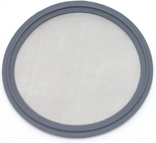 Miniatura 20 de HFS (R) 1,5 "Tri Clamp Screen Junta FKM w/Stainless Screen 100 Mesh (150 μm)