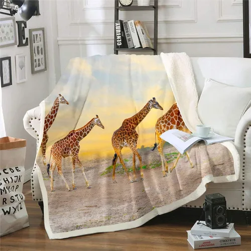 Miniatura 15 de Manta de forro polar con estampado de bailarina rosa para niñas, felpa suave y mullida para cama, sofá, bonita sherpa floral de hoja de palma Multi