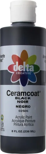 Pintura acrílica Delta Creative Ceramcoat en varios colores (8 oz), 020158, morado Negro