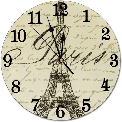 Miniatura 11 de Reloj de pared con bandera estadounidense patriótica de águila calva, funciona con pilas, reloj redondo silencioso para decoración de pared