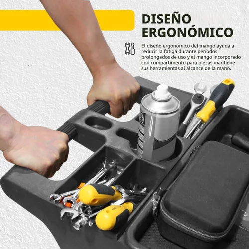 Miniatura 6 de MaxWorks 80855 Carrito de PP de servicio utilitario de 500 libras con dos bandejas y ruedas 30 pulgadas x 16 pulgadas Dimensiones totales