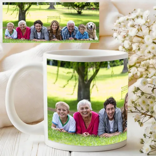 Miniatura 12 de Taza de cerámica personalizada con fotos, taza de café personalizada, personalizable con imágenes, texto, fotos, logotipos - Taza de café
